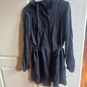 Lululemon Athletica Black Trench Coat
